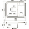 Мойка OMOIKIRI TASOGARE 65-BE 4993479